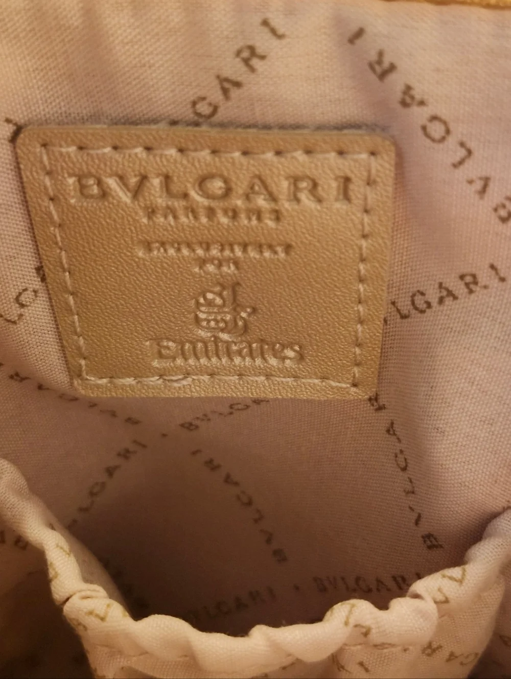 Bvlgari x Emirates Cosmetic Pouch With Travel Size Items NEW